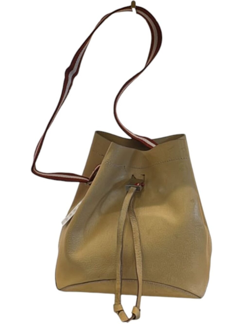 523171CR C1 Bally Shoulder Bag Beige Leather